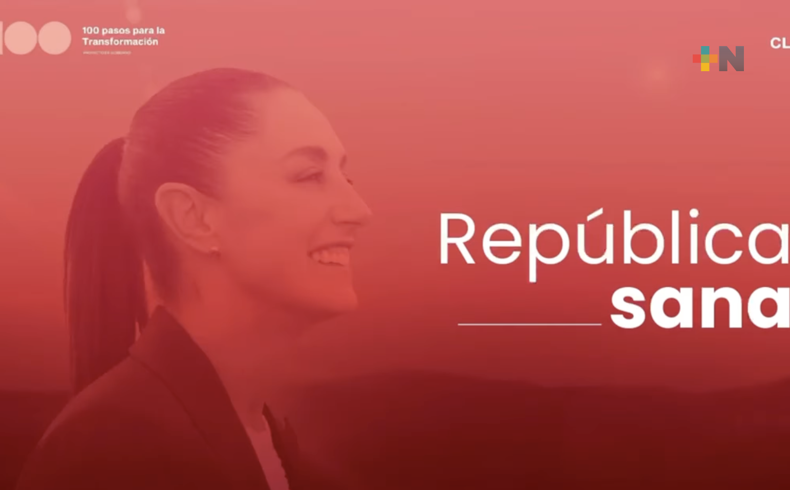 Claudia Sheinbaum presentó su programa de gobierno denominado «República sana»